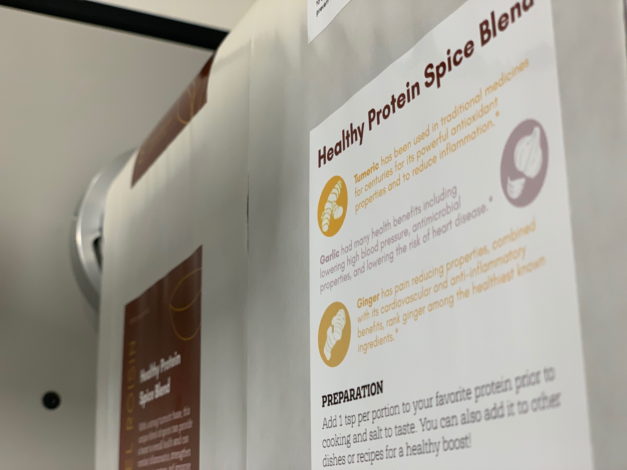 Custom short run labels with a custom die cut sheet of labels.